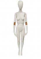Female mannequin of the "Renoir" series with articulated arms (hinged elbow)