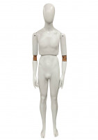 Male mannequin of the "Renoir" series with articulated arms (hinged elbow)