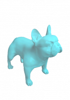 Stylized dog Bulldog Kevin Blu